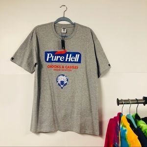 Crooks & Castles “Pure Hell” T-shirt Gray Size L